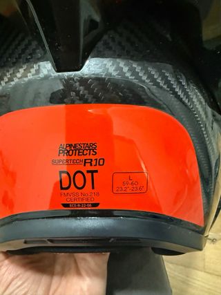 Casco Alpinestars Supertech R10 + Accesorios