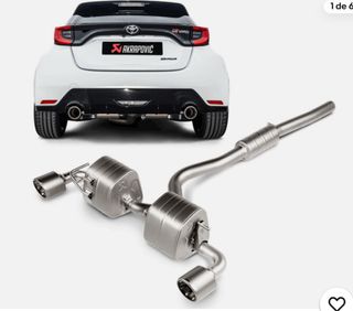 Tubo de escape Akrapovič Yaris GR