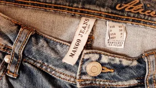 Mango Jeans Talla 40 Azul medio,  venta directa.