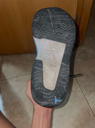 Jordan Air Zapatillas Negras y Azules