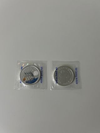 2 Monedas Plata 40€ Barco Velero 2025