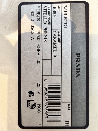 Bolso Prada Bauletto Vitello Phenix Marrón