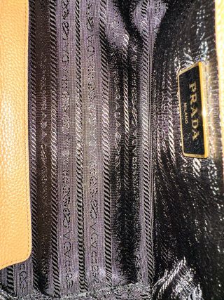 Bolso Prada Bauletto Vitello Phenix Marrón
