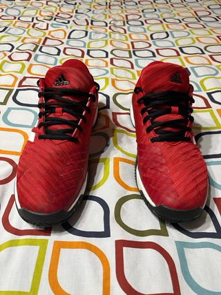 Zapatillas Adidas Rojas y Blancas