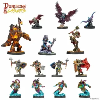 Miniaturas rol Dungeons and Lasers D&D Pathfinder