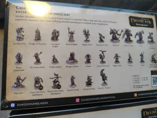 Miniaturas rol Dungeons and Lasers D&D Pathfinder