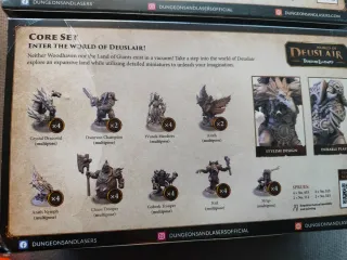 Miniaturas rol Dungeons and Lasers D&D Pathfinder