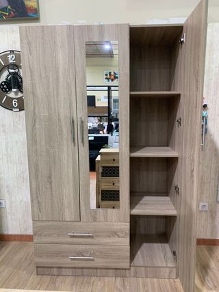 Armario 3 puertas con espejo