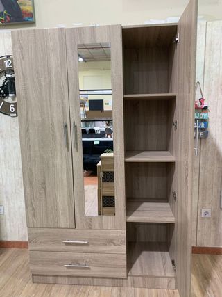 Armario 3 puertas con espejo