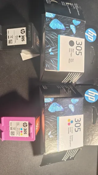 Cartuchos Tinta HP 305 Negro y Tricolor