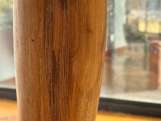 Mesa comedor piedra y madera 210x100