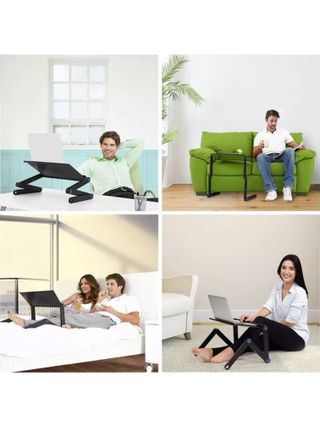 Mesa Ajustable Portátil Negra