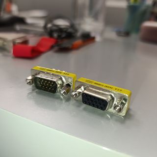 15 pin Adaptador Conector VGA Género Cambiador