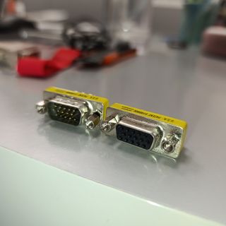 15 pin Adaptador Conector VGA Género Cambiador