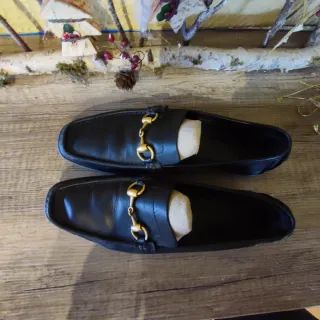 Zapatos Gucci Negro Talla 39. Todo piel.