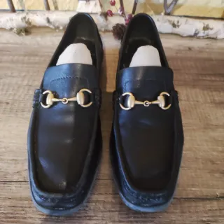 Zapatos Gucci Negro Talla 39. Todo piel.