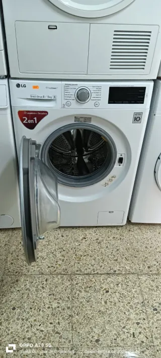 LAVADORA Y SECADORA L. G 8 KG A 5 KG RPM 1400