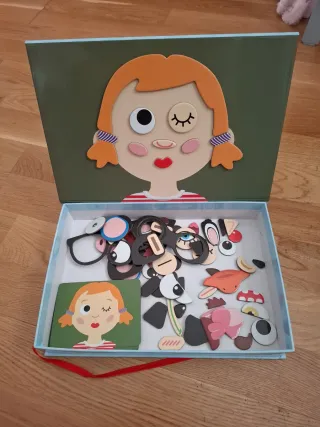 Juego magnético caras divertidas