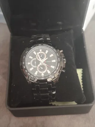 Reloj Curren Negro y Plateado