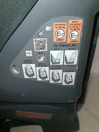 Silla coche Klippan Triofix Maxi