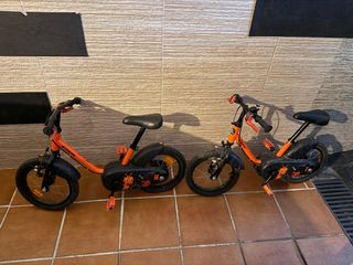 Bicicletas infantiles Btwin naranjas