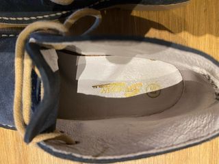 Zapatos niño piel azul T.31 (1 uso)