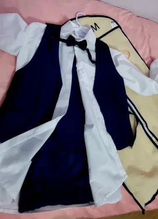 Traje niño Talla 14 azul