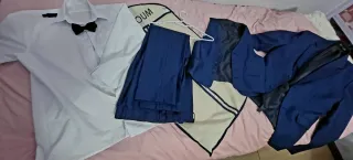 Traje niño Talla 14 azul