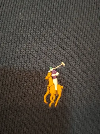 Polo Ralph Lauren Jersey Negro Media Cremallera