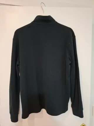 Polo Ralph Lauren Jersey Negro Media Cremallera