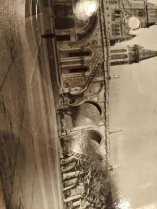 Postal Antigua con Disco Vinilo Incluido