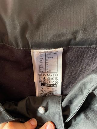 Pantalón de esquí negro wedze