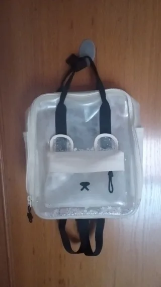 Mochila transparente niña
