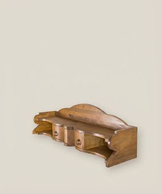 Estantería de pared con cajón