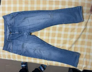 Calças de ganga homem azuis