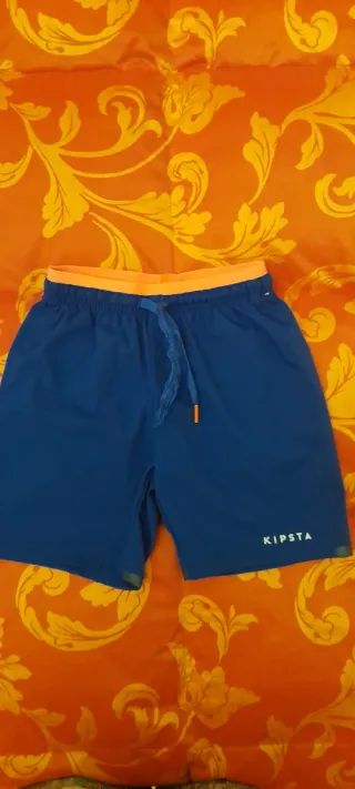 Completo calcio bimbo Kipsta blu 7 anni.