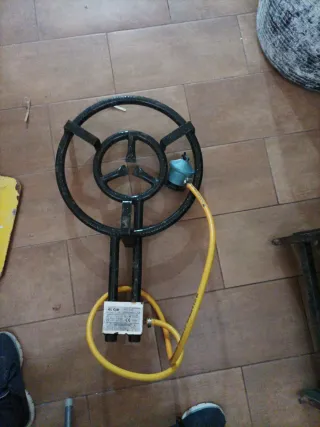 Placa de gas con manguera