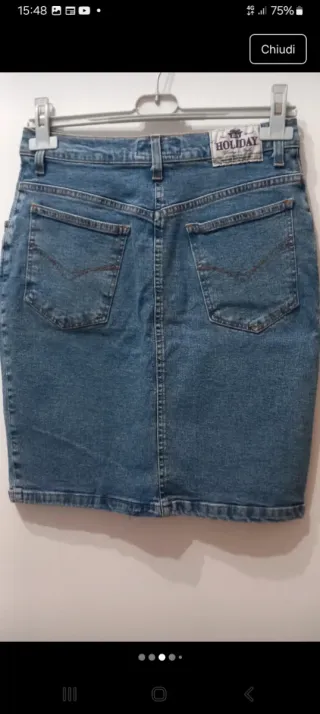 Gonna jeans Holiday blu