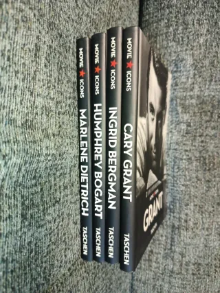 Libros cine taschen movie icons Bogart,Dietrich...