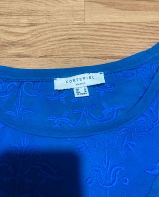 Pack 2 Camisetas azules de Cortefiel