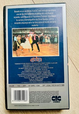 Película Grease VHS