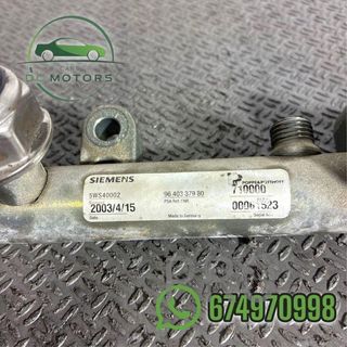 9640387980 rampa inyectora Peugeot 307 2.0hdi 90cv