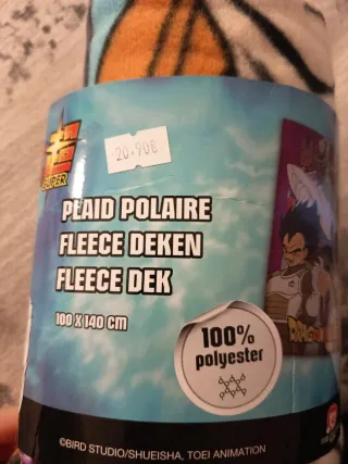 Manta Dragon Ball  Naranja y Morado