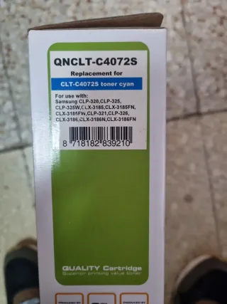 Tóner Samsung CLT-C4072S Cyan