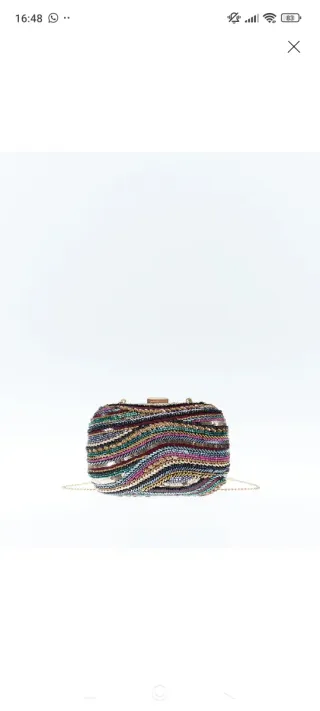 Bolso de fiesta con pedrería