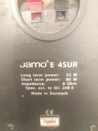 Conjunto 3 altavoces Jamo negros