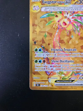 Pokèmon Exeggutor di Alola EX SSP 248 ITA