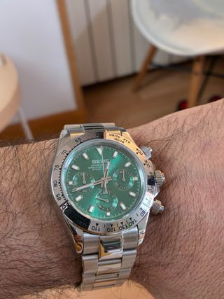 Reloj Seiko Mod Daytona Cronógrafo