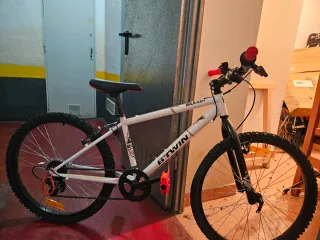 Bicicleta Infantil B'TWIN Rockrider Blanca