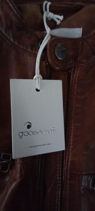 Cazadora de piel Goosecraft